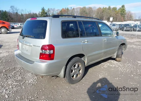 2005 Toyota Highlander V6 z USA, uszkodzony, nr VIN JTEEP21A050107525